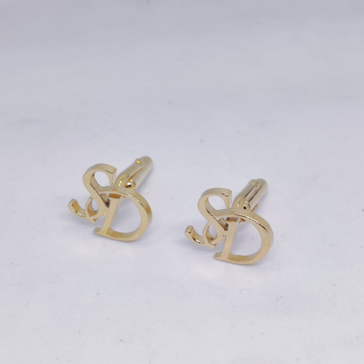 SD Double Initial Cufflinks