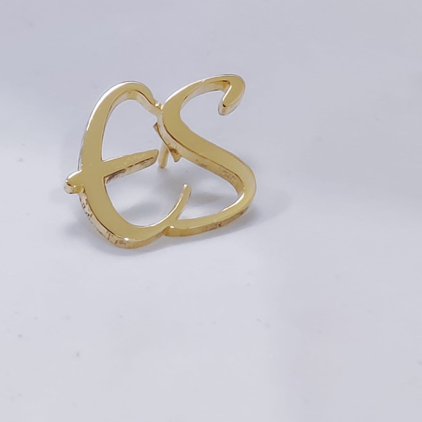 ES Double Initial Lapel Pin
