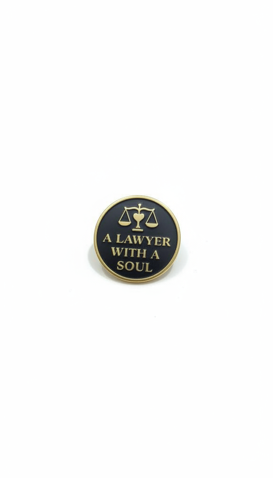 A Lawyer With A Soul- Lapel Pin