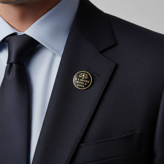 A Lawyer With A Soul- Lapel Pin