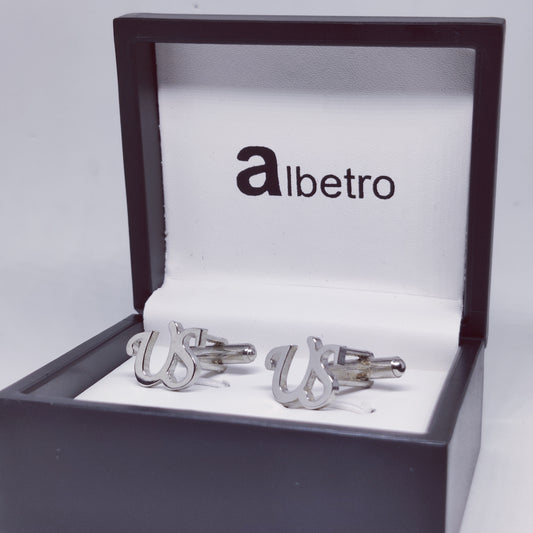 US Double Initial Cufflinks
