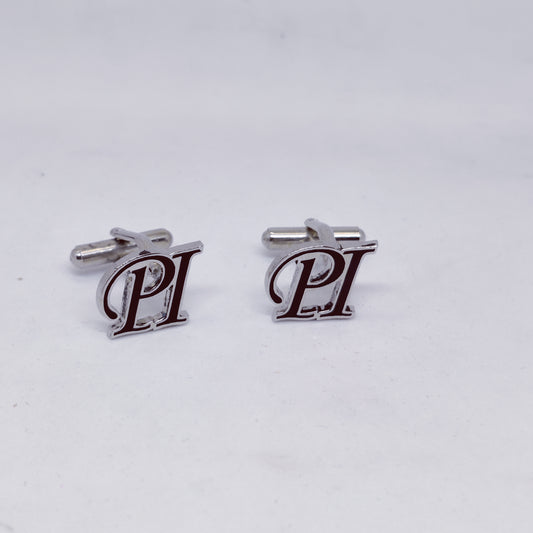 PI Double Initial Cufflinks
