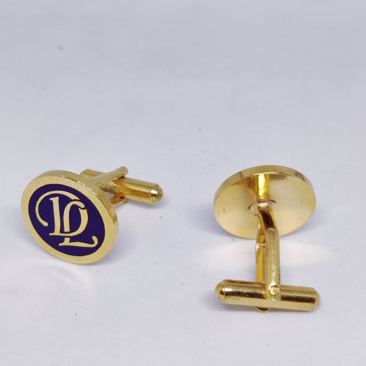 DL Initial Monogram Cufflinks