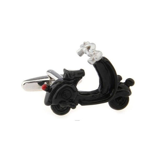 Black Scooter Cufflinks - SHOPWITHSTYLE