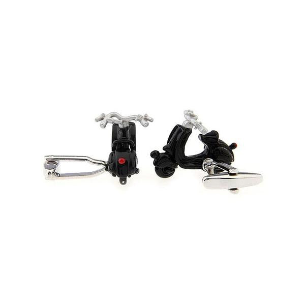 Black Scooter Cufflinks - SHOPWITHSTYLE
