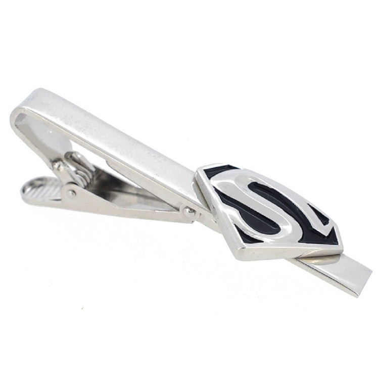Black and Silver Superman Tie Clip for Men - SHOPWITHSTYLE