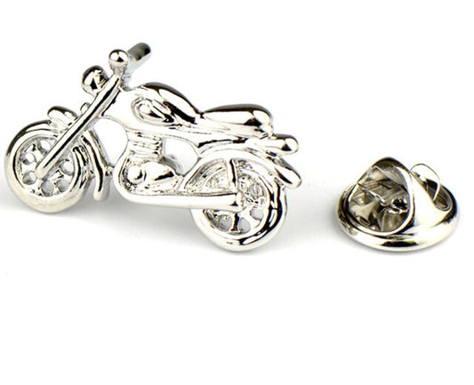 Motorbike lapel pin
