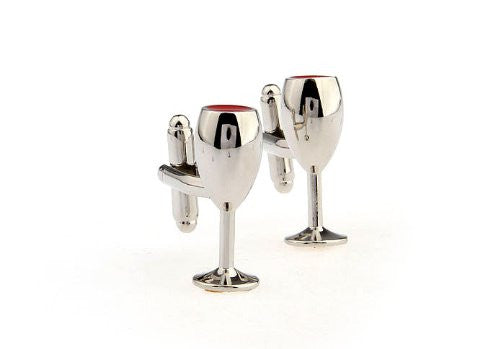 Wine Glass Cufflinks - SHOPWITHSTYLE