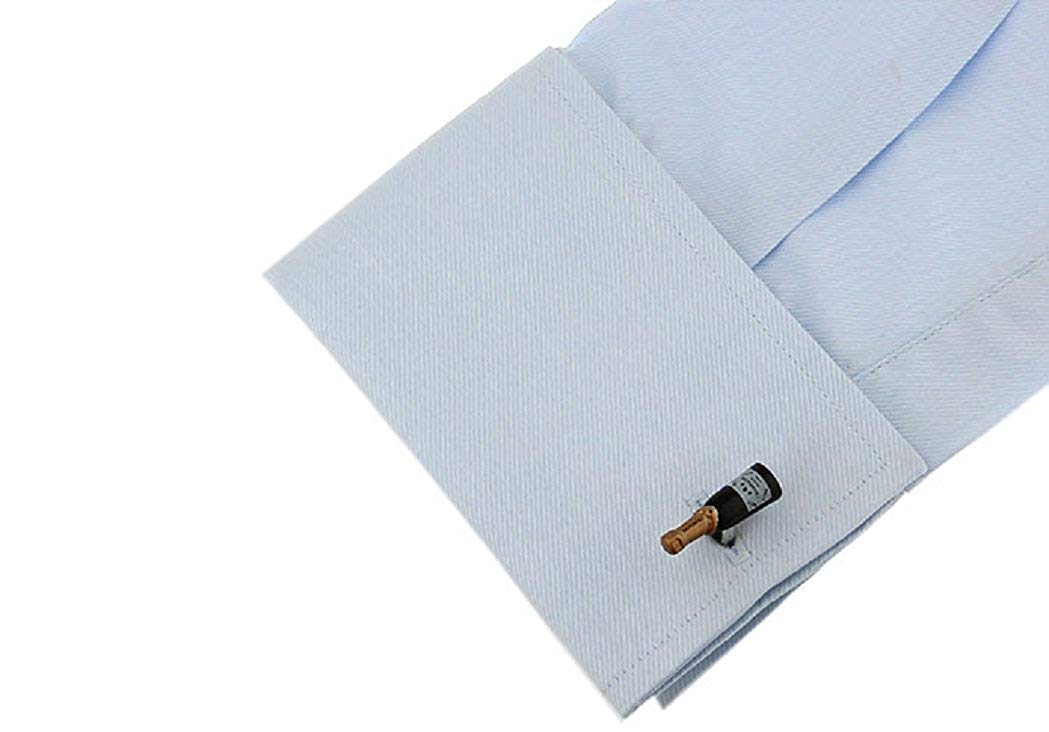 Champagne Wine Bottle Cufflinks - SHOPWITHSTYLE