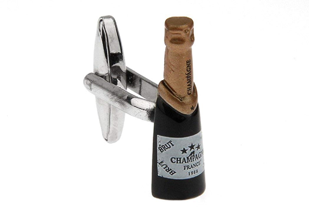 Champagne Wine Bottle Cufflinks - SHOPWITHSTYLE