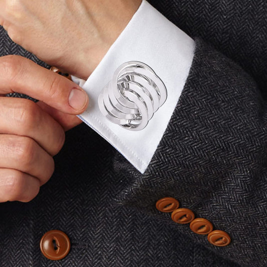 Intricate Knot cufflinks