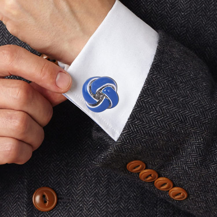 Blue Knot Cufflinks