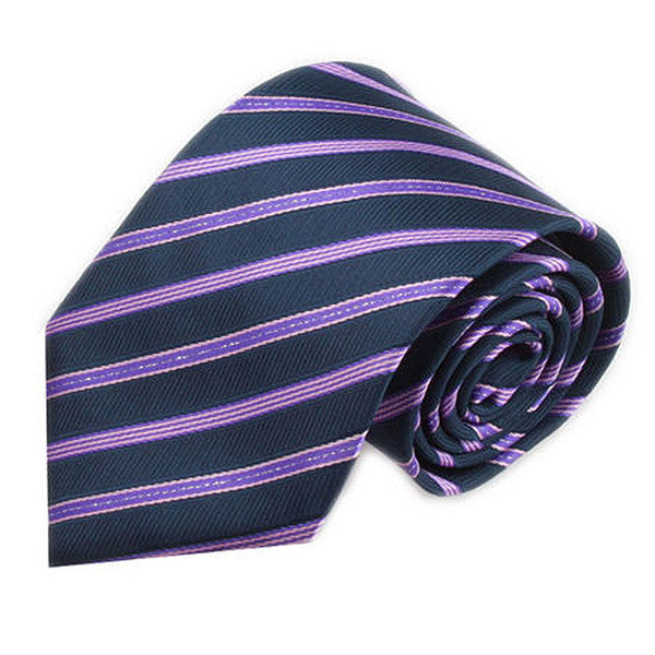 Purple Stripe tie for Men - SHOPWITHSTYLE