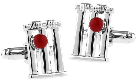 Cricket Wickets & Ball Cufflinks - SHOPWITHSTYLE