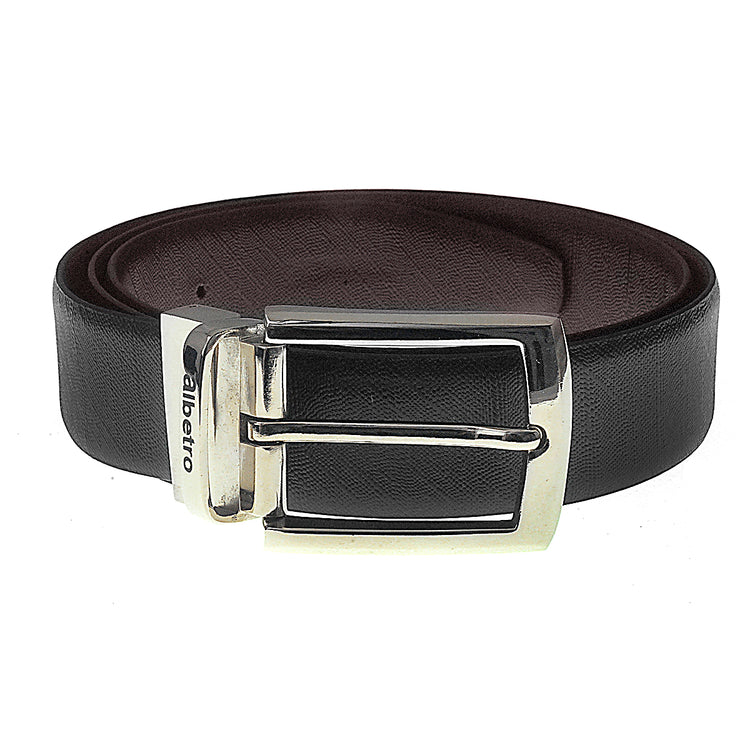 Reversible Textured Leather Belt