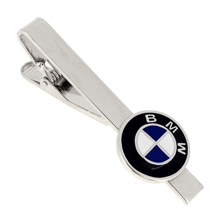 Albetro Bmw Logo Automotive Car Black And Blue Tie Clip For Men - SHOPWITHSTYLE