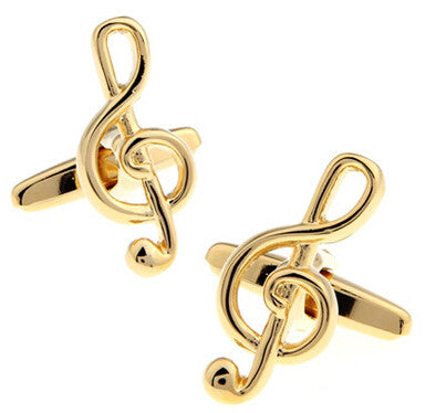 Music Note Cufflinks - SHOPWITHSTYLE