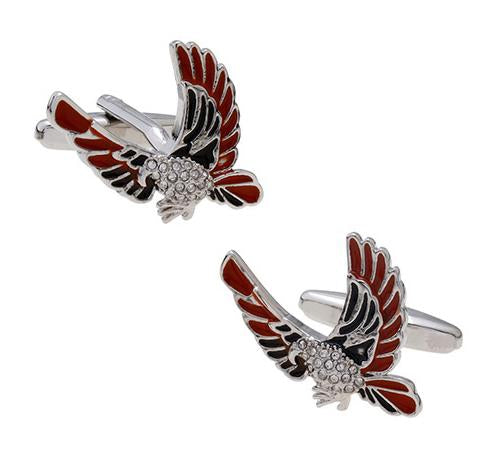 Fyling Eagle Design Cufflinks for Men - SHOPWITHSTYLE