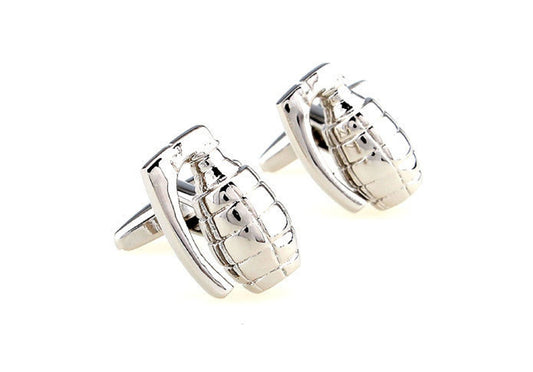 Albetro Classic Hand Grenade Cufflinks for Men - SHOPWITHSTYLE