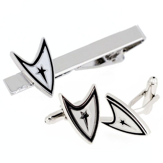 Starfleet Star Trek Cufflinks and Tie Clip Set - SHOPWITHSTYLE