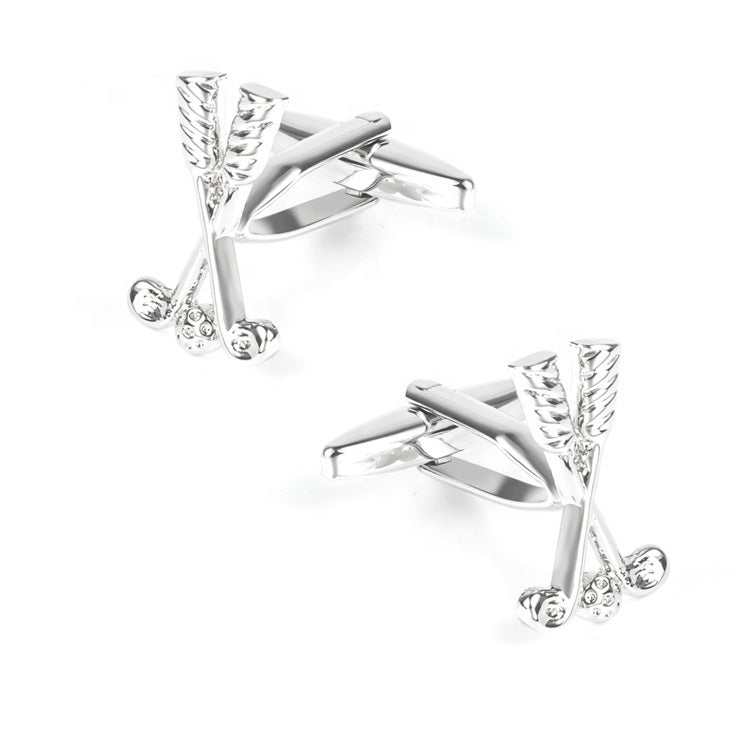 Golf Clubs & Ball Cufflinks