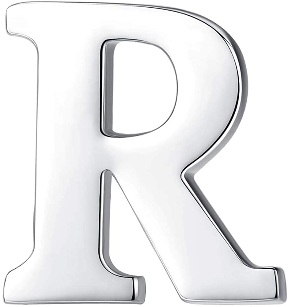 Personalized Initials Letter Lapel Pin Brooch (A-Z)
