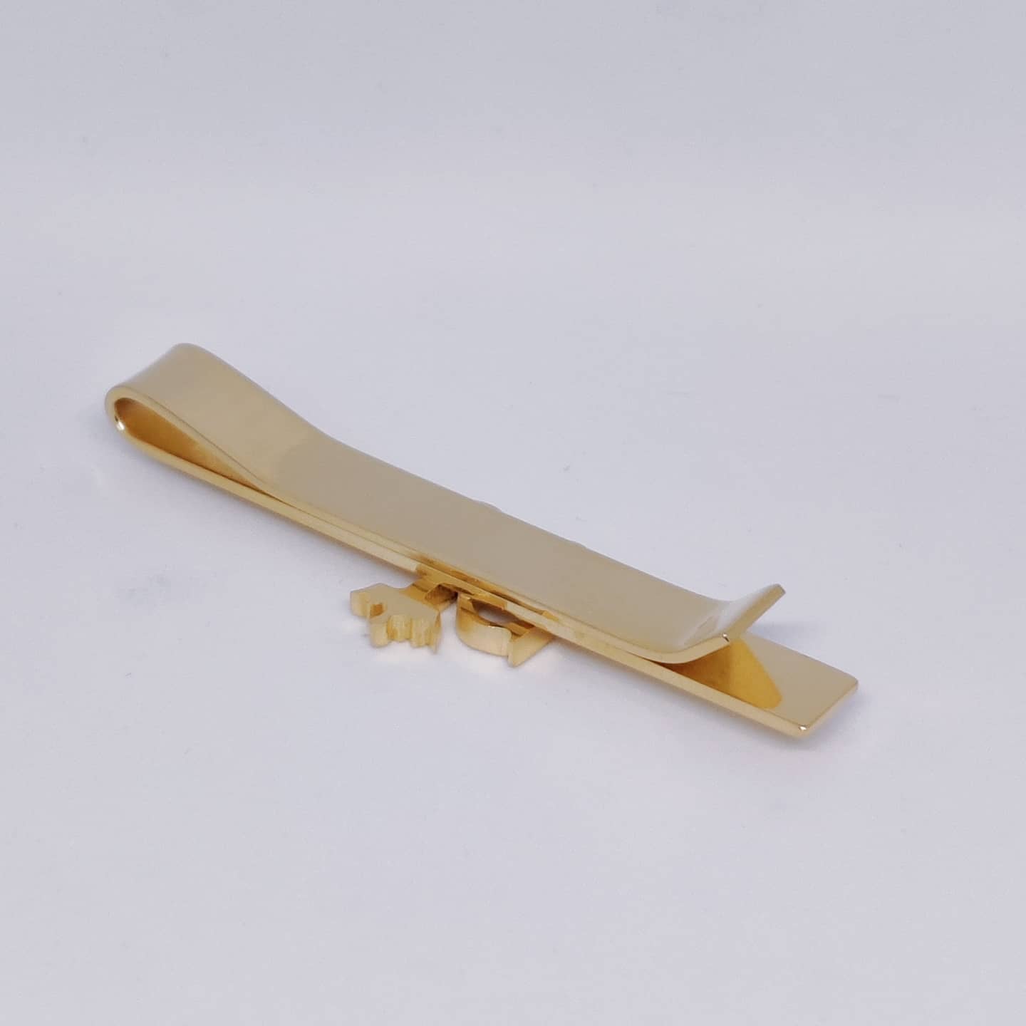 Bespoke Handwriting Engraving Logo Tie Clip