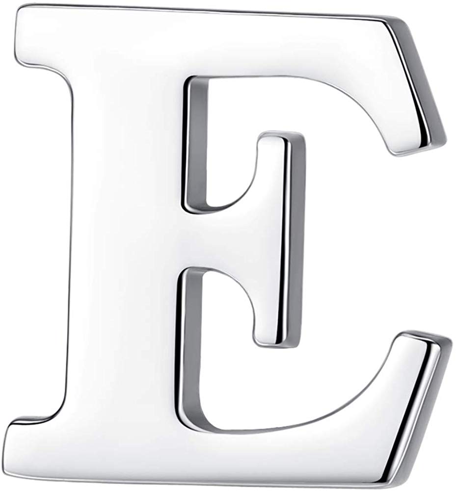Albetro Personalized Initials Letter Lapel Pin Brooch (A-Z) - SHOPWITHSTYLE