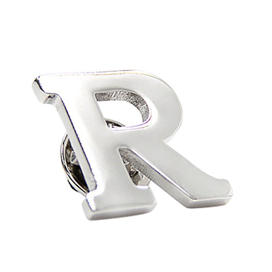 Albetro Personalized Initials Letter Lapel Pin Brooch (A-Z) - SHOPWITHSTYLE