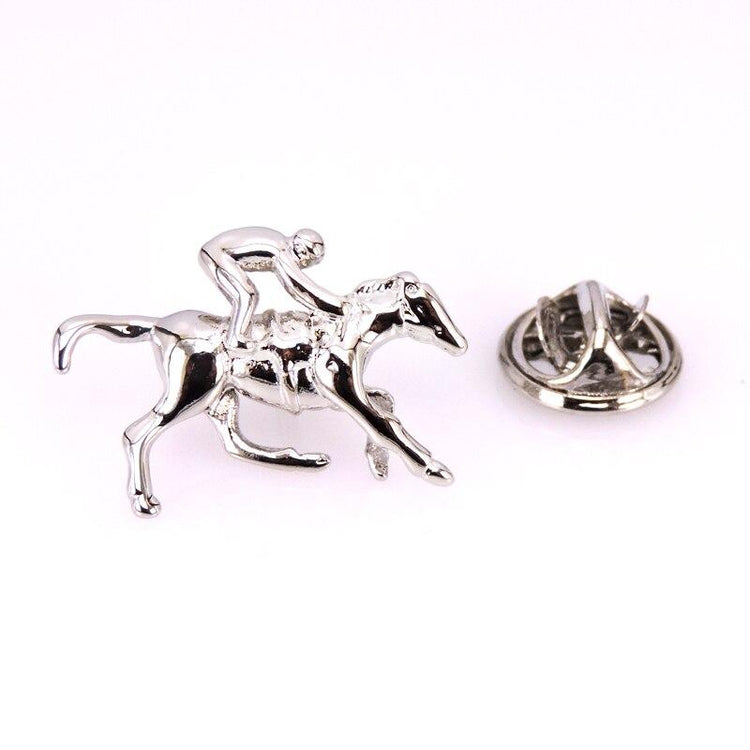 Durby Polo Horse Lapel Pin-SHOPWITHSTYLE
