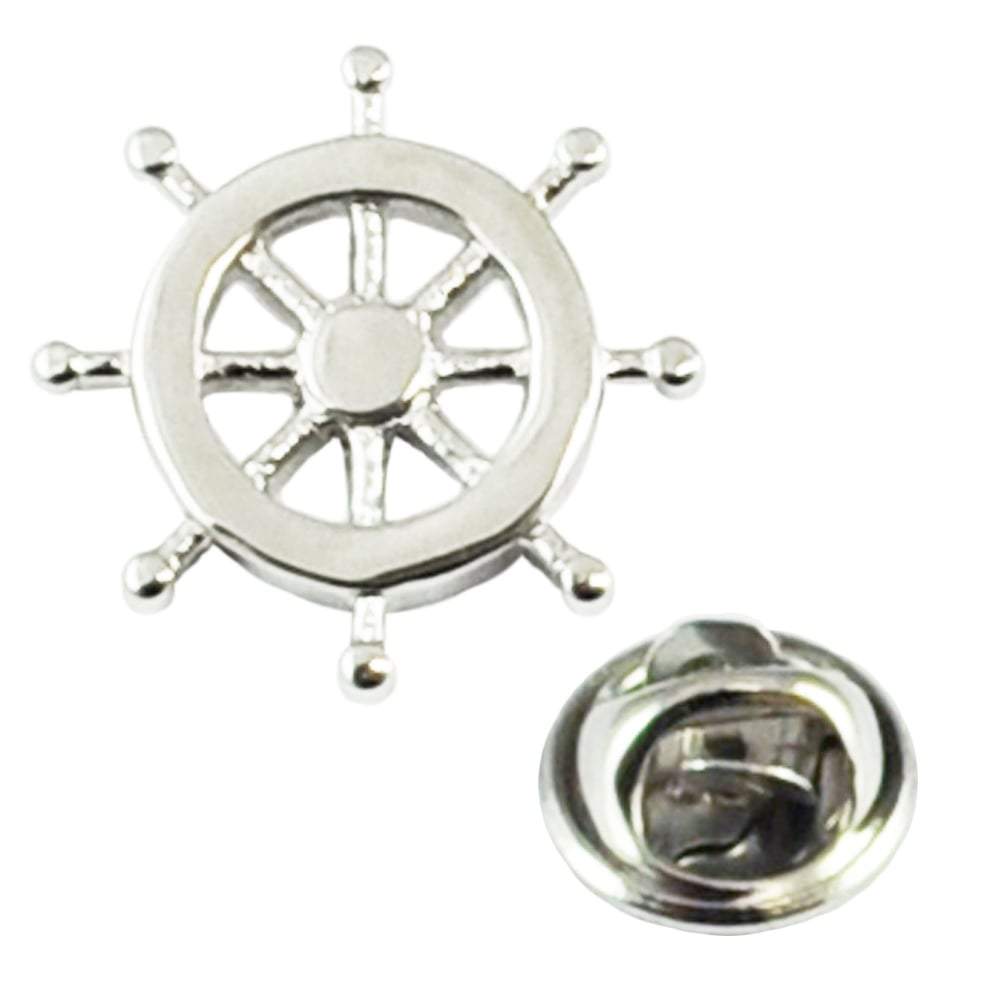 Boat Wheel Lapel Pin-SHOPWITHSTYLE