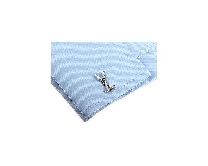 Golf Clubs & Ball Cufflinks