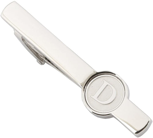 Premium Initial Personalized Letter D Tie Clip-SHOPWITHSTYLE
