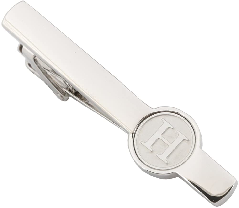 Premium Initial Personalized Letter H Tie Clip-SHOPWITHSTYLE