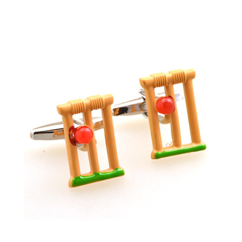 Cricket Stumps and Ball Cufflinks-SHOPWITHSTYLE