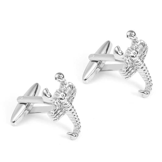 Scorpion Silver Cufflinks