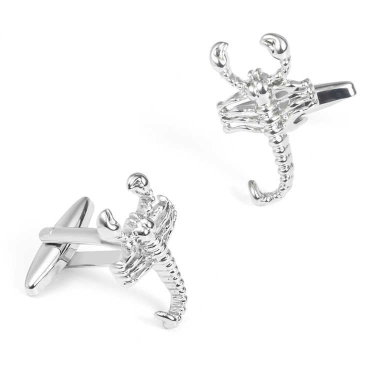 Scorpion Silver Cufflinks