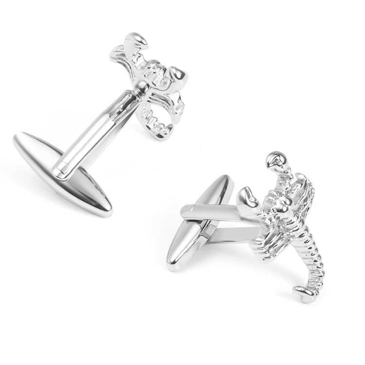 Scorpion Silver Cufflinks