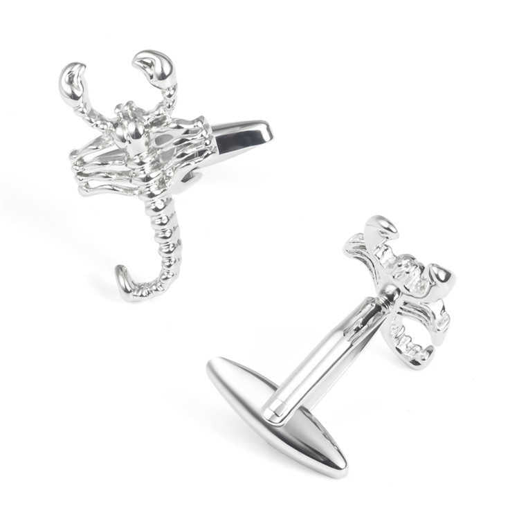 Scorpion Silver Cufflinks