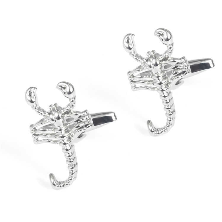 Scorpion Silver Cufflinks