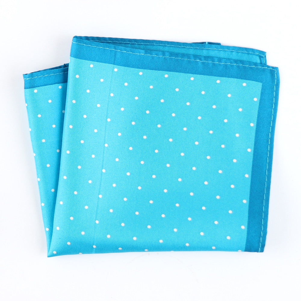 Small Polka Dot Silk Pocket Square - SHOPWITHSTYLE