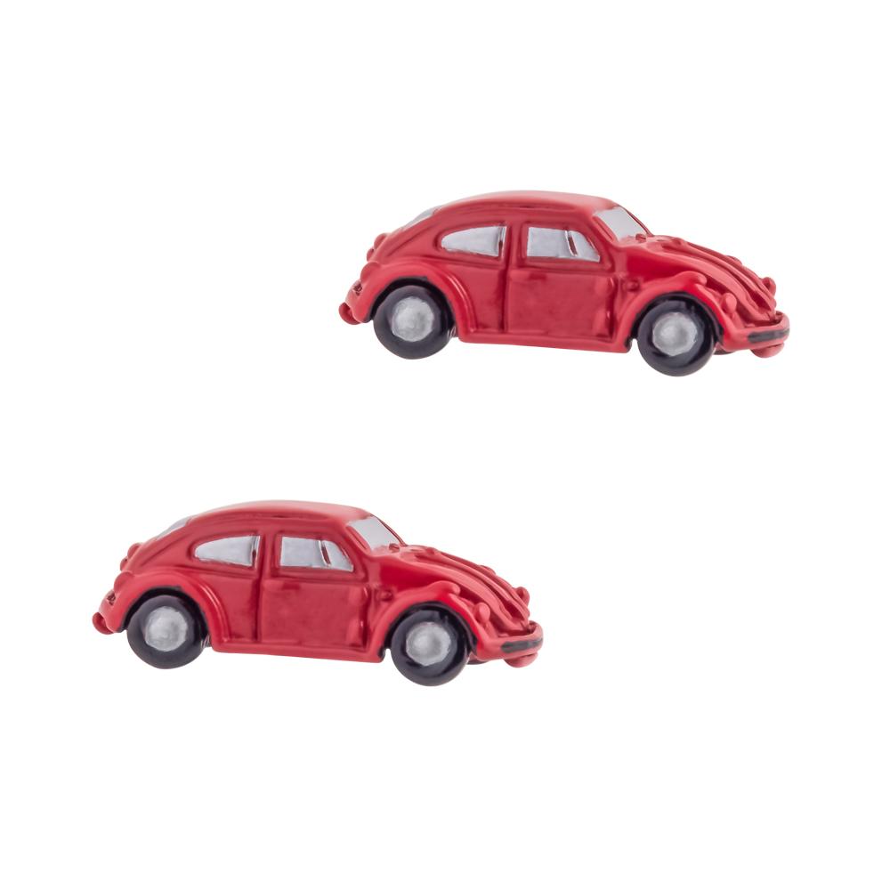 Red Vintage Sports Car Cufflinks-SHOPWITHSTYLE