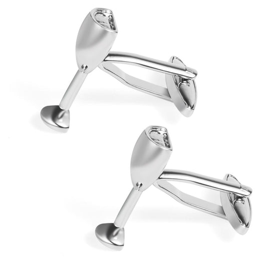 Wine Glasses Cufflinks-SHOPWITHSTYLE