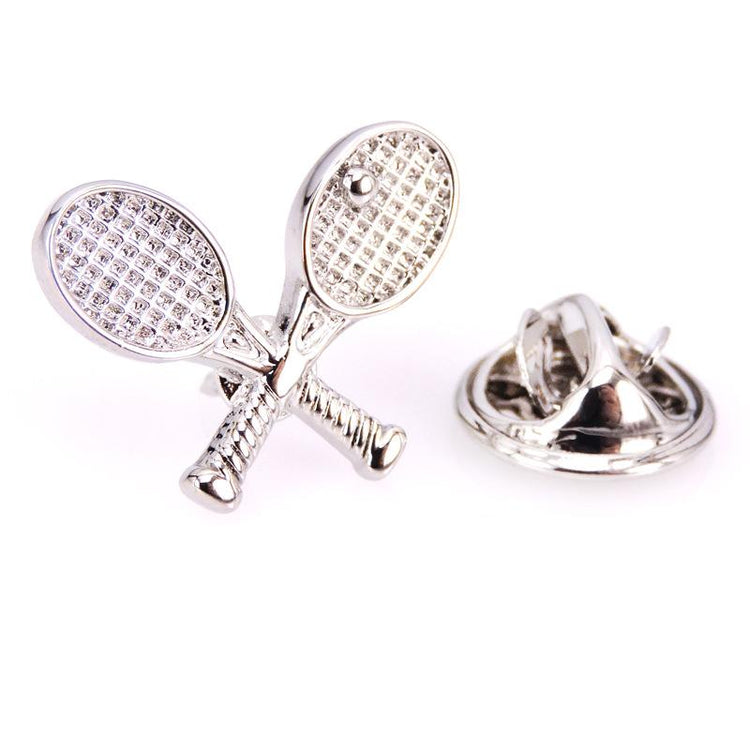 Tennis Racquet Lapel Pin- SHOPWITHSTYLE