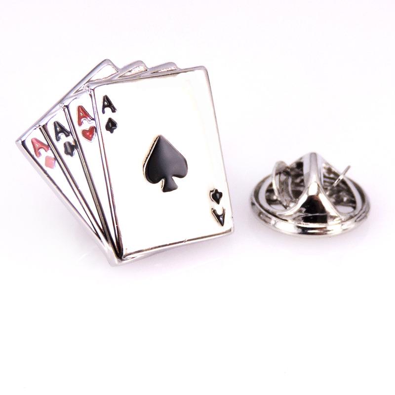 The Ace Cards Lapel Pin- SHOPWITHSTYLE