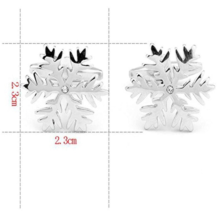 Snowflake Winter Cufflinks