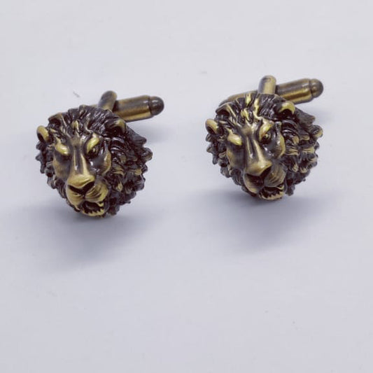 Vintage lion cufflinks