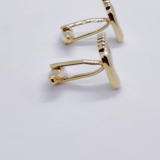 Gold Baby Feet Cufflinks