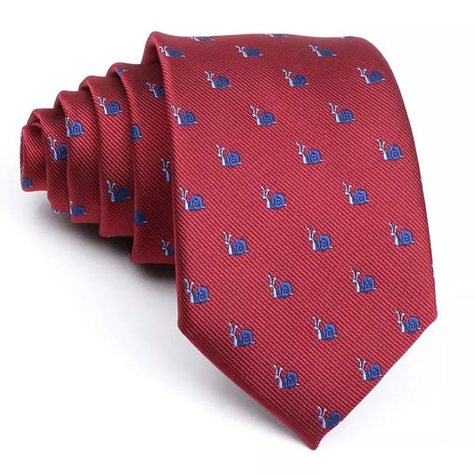 7.5cm Red Garden Snail Tie