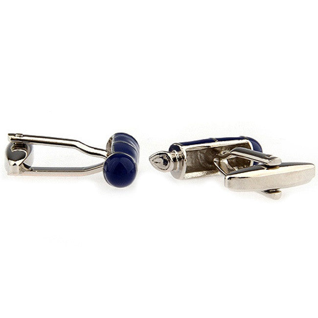 Fountain Pen Blue Cufflinks - SHOPWITHSTYLE